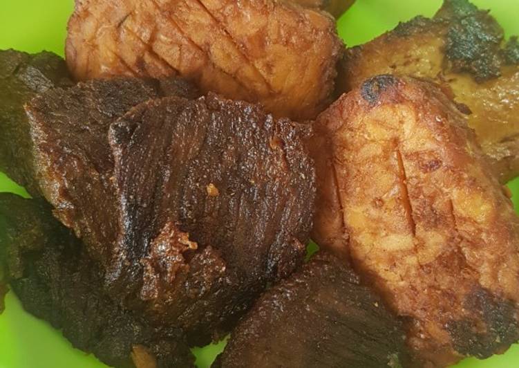 Bacem Daging Tahu Tempe