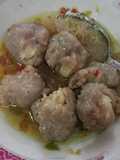 Baso daging isi gajih