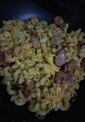 Foto resep Makaroni telur sosis goreng