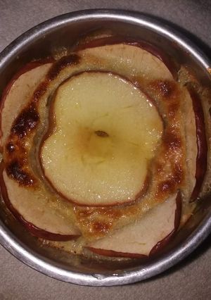 Una foto de Mini torta de manzana