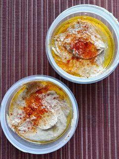 Una foto de Hummus de alubias