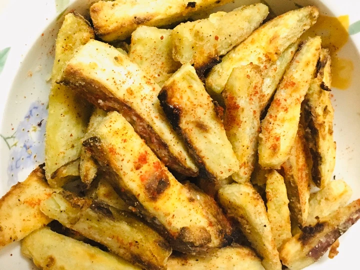 Easy Steps to Make Grilled sweet potatoe chips  #healthy #themechallenge the So Delicious Makes you drool