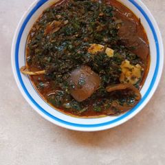 A picture of Vegetable soup.