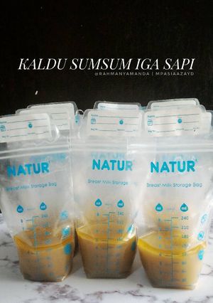 Foto resep MPASI Kaldu Iga sumsum sapi (6+)