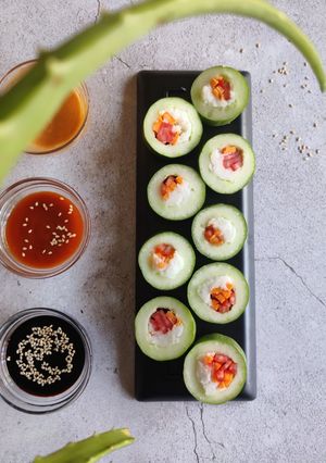 A picture of Vegan Sushi salad.