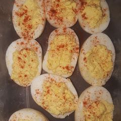 A picture of Deviled Eggs.