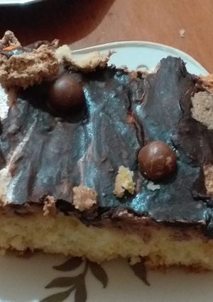 صورة لوصفة كيكة عيد الميلاد سهلة وسريعة