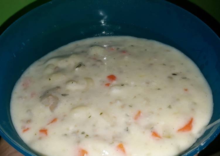 Cara Menyiapkan Krim sup / cream soup Super Enak