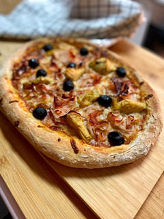 Una foto de Masa de pizza romana o “pinsa romana”