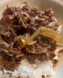 Gyu-don (beef bowl)