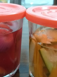 A picture of Onion,Carrots n Cucumber Pickles#authormarathon.