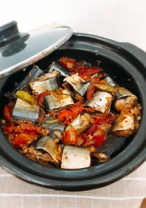 Hình của món Cá thu nhật kho cà.