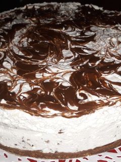 Sztracsatella torta sütés nélkül recept fotója