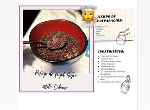 Una foto de Potaje de frijol negro estilo cubano 🇨🇺