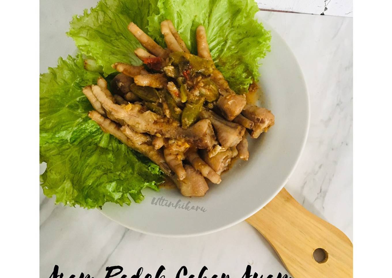 203. Asam Padeh Cakar/Ceker Ayam #ComboNgabibita_RecookIndry