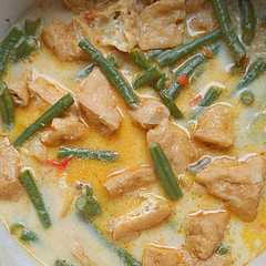 Sayur lodeh kacang panjang tahu-レシピのメイン写真