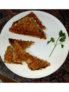 عکسی از دستور سمبوسه گوشت و گشنیز 🍀
