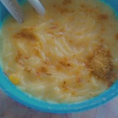 A picture of Noodles soup.