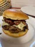 Hamburguesa de abanico ibérico