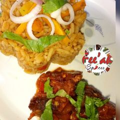 A picture of Jollof Rice.