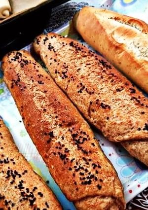 صورة لوصفة خبز بقات