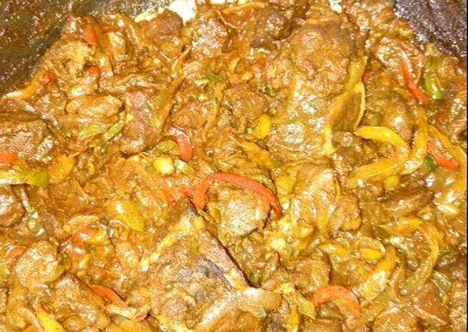 Recipe of Speedy Whiskey stir fry beef..