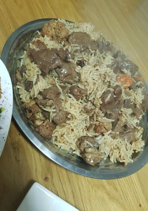 صورة لوصفة مقلوبه باللحم😍😋