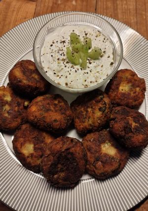 A picture of Zucchini Fritters.