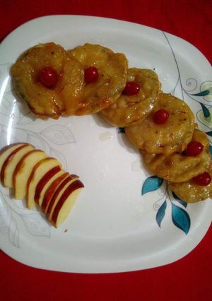 A picture of Apple jalebi.