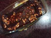 Una foto de ganache de chocolates con mani