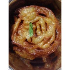 A picture of Whole wheat jalebi without sugar.
