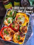 Stuffed Beef & Cheese Bell Peppers