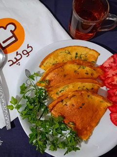 عکسی از دستور املت پنیر
