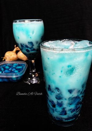 Foto resep Es blue safir