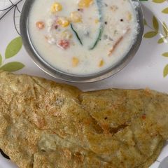 A picture of Proso millet dosa.