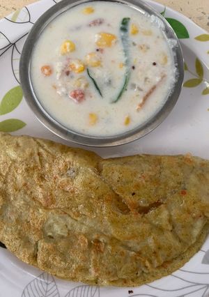 A picture of Proso millet dosa.
