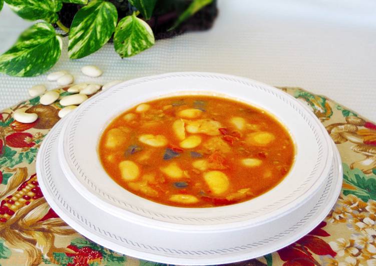 Alubias con verduras