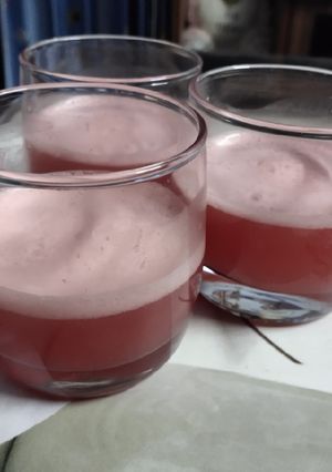 A picture of Watermelon delight (sharbat).