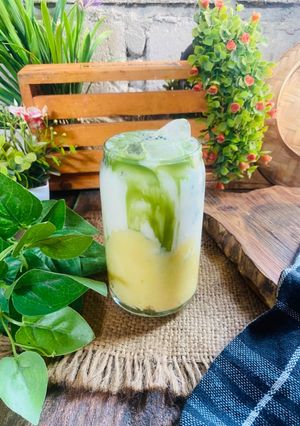 Foto resep Es Tape Creamy Matcha