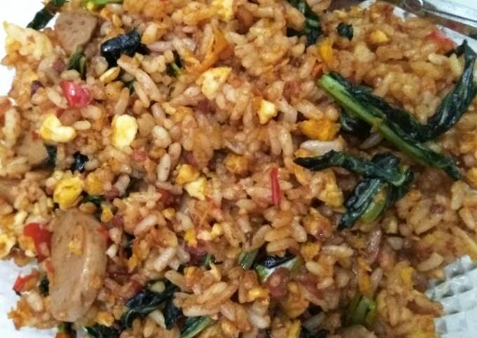 Langkah Mudah untuk Menyiapkan Nasgor kampung ala abang abang, Bikin Ngiler