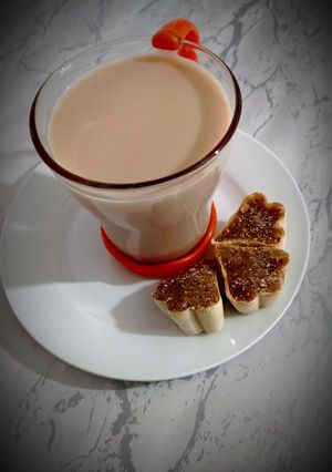 عکسی از دستور چای شیر 🥛