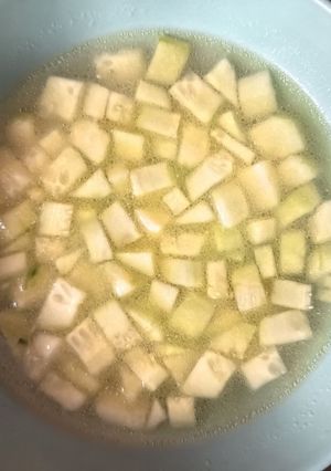 Una foto de Gazpacho de pepino a la antigua