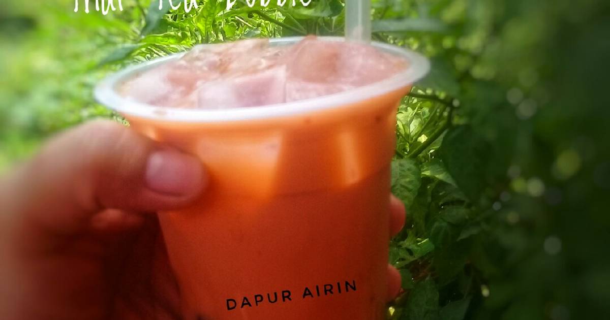 24 resep cara membuat bubble tea thailand enak dan mudah - Cookpad