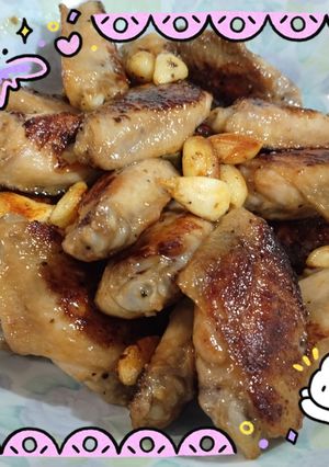 蒜酥雞翅 的食譜成品照片