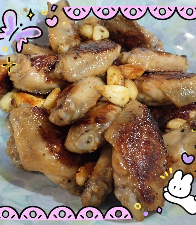 蒜酥雞翅 的食譜成品照片