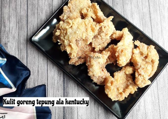 Kulit goreng tepung ala kentucky