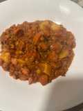 Guiso de lentejas con Panchos