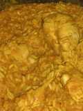 Guiso de arroz con pollo y arvejas