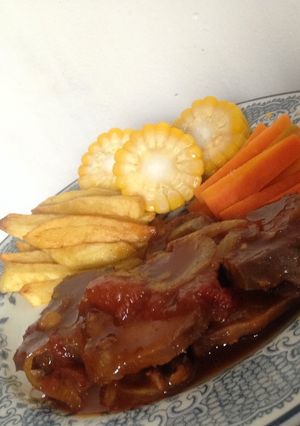Foto resep Bistik Lidah Sapi & Vege
