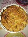 Tortilla de arroz con panchos
